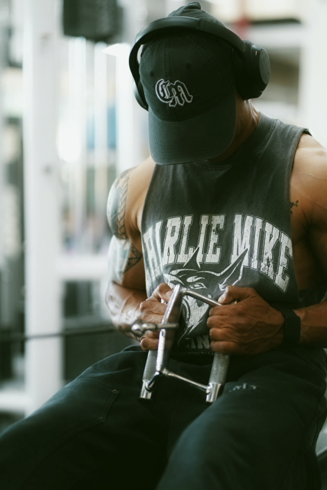 CMTC Faded Charcoal Dad Cap