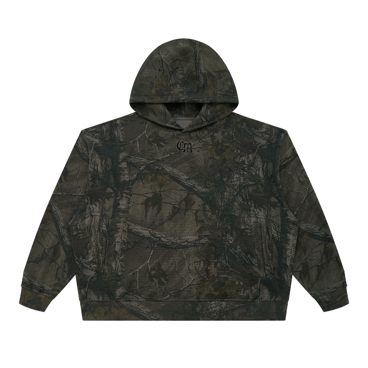 CMTC Waffle Tree Camo Boxy Hoodie