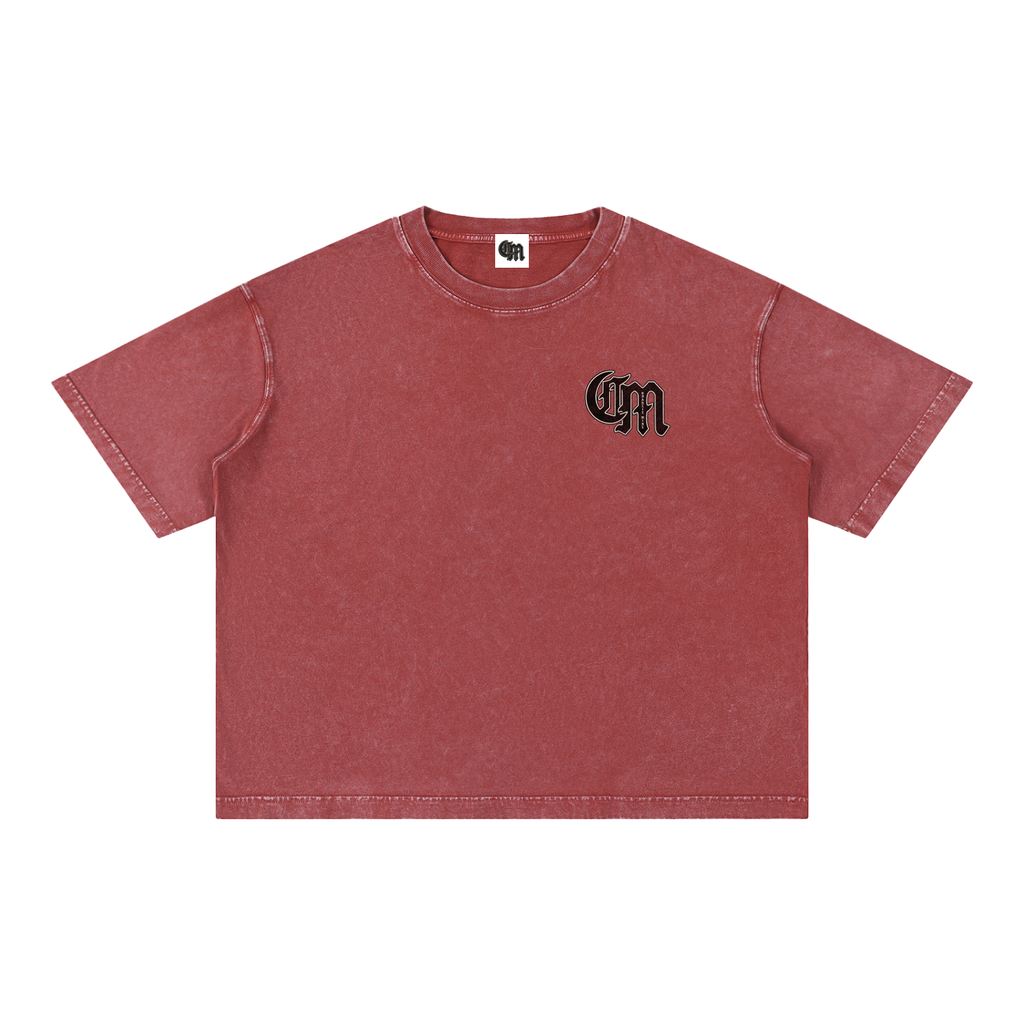 CMTC Washed Boxy Tee (Dark Graphic)