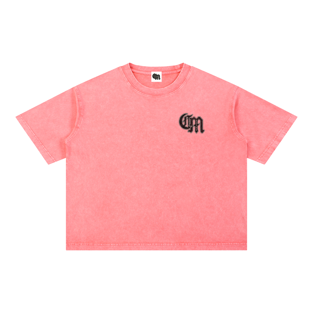 CMTC Washed Boxy Tee (Dark Graphic)