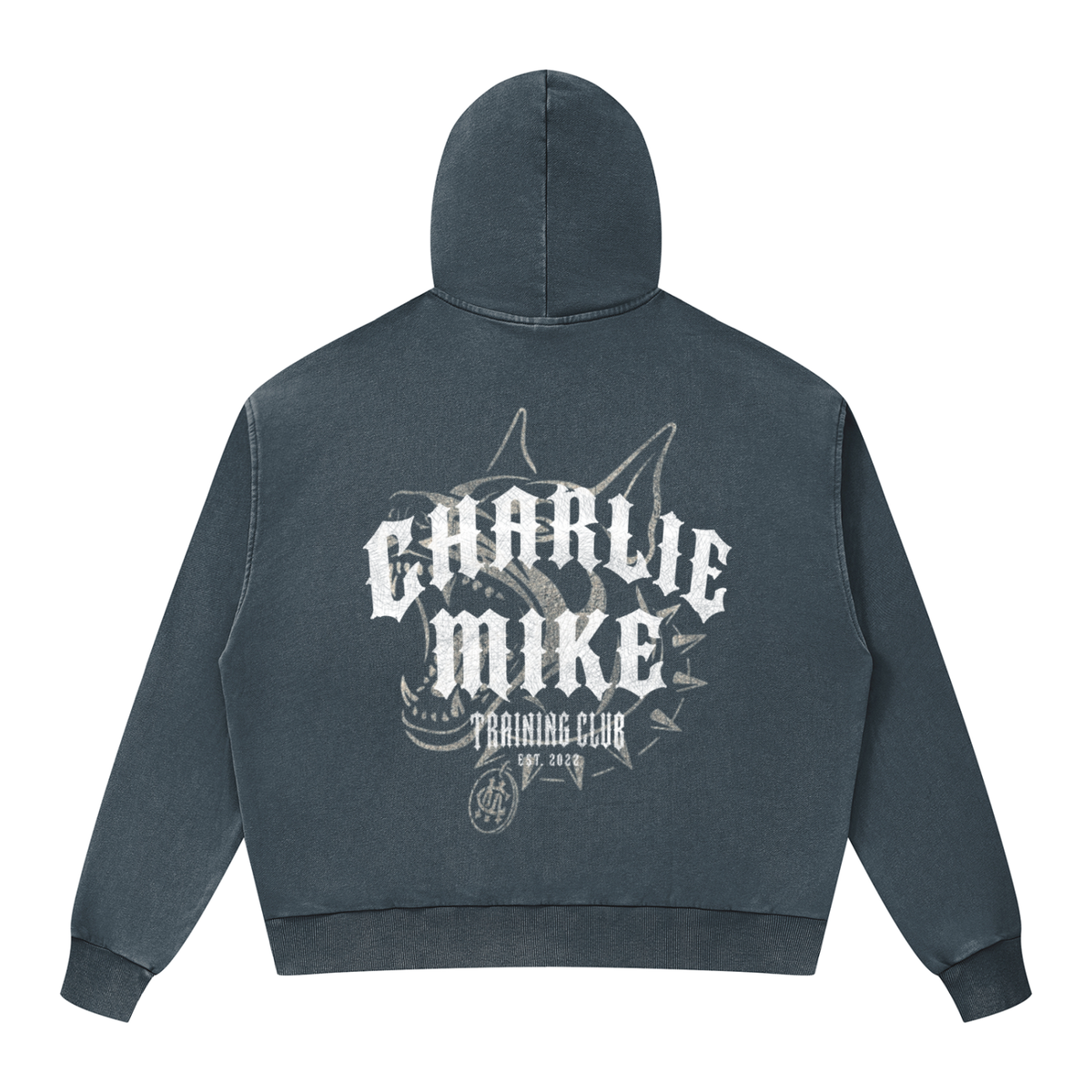 CMTC Washed Boxy Zip-Up Hoodie