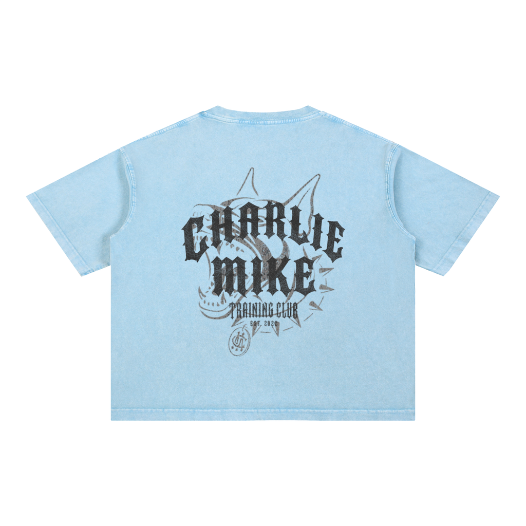 CMTC Washed Boxy Tee (Dark Graphic)