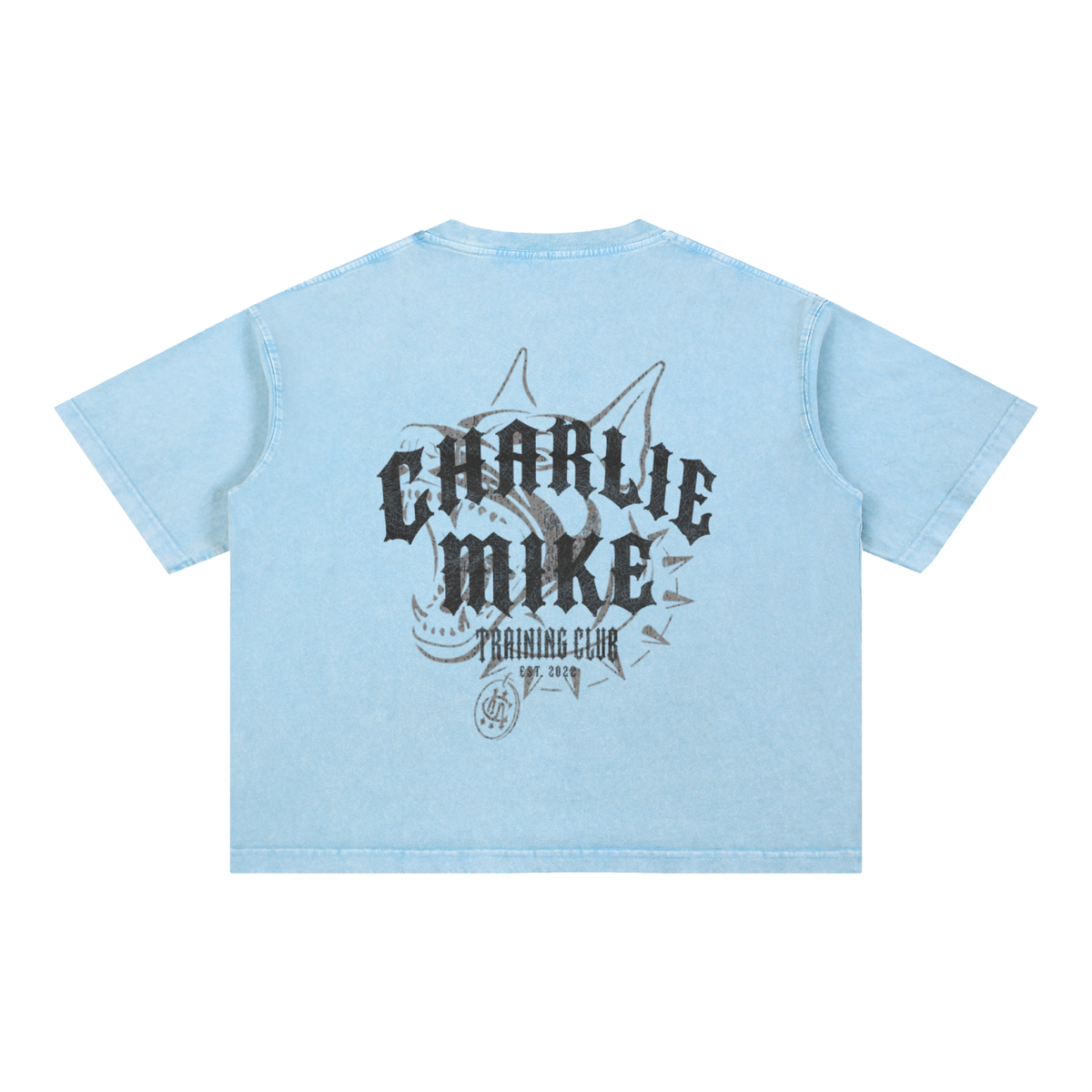 CMTC Washed Boxy Tee (Dark Graphic)