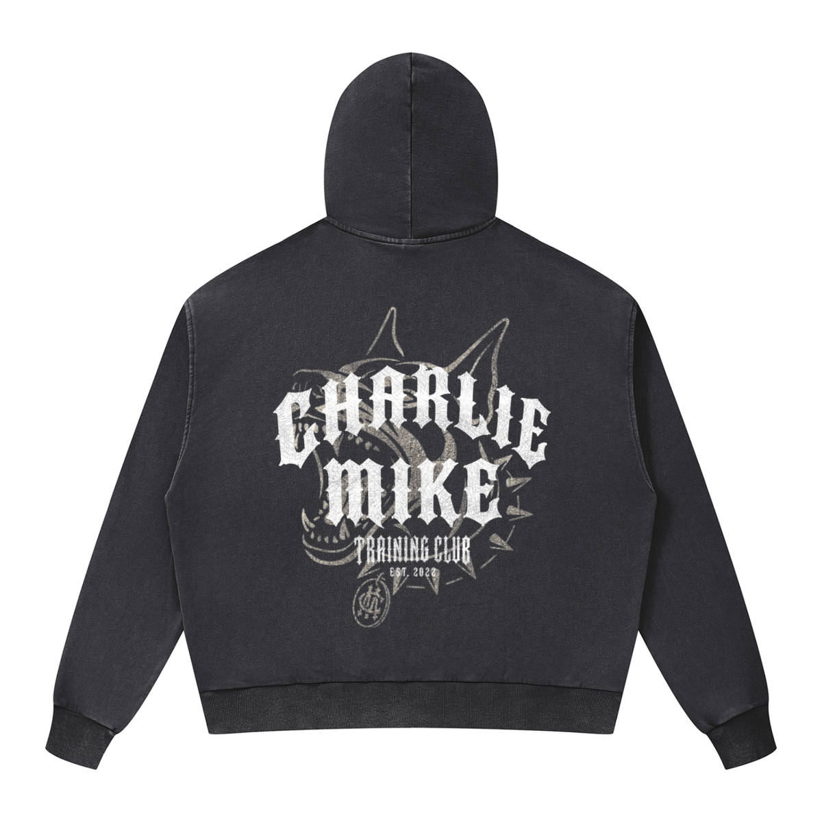 CMTC Washed Boxy Zip-Up Hoodie