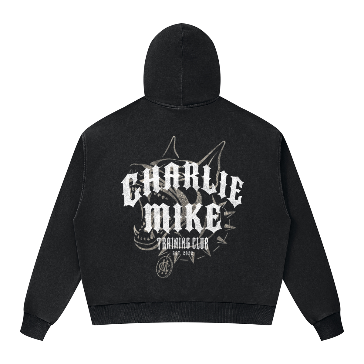 CMTC Washed Boxy Zip-Up Hoodie