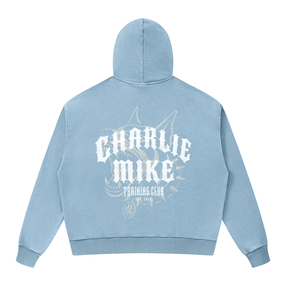 CMTC Washed Boxy Zip-Up Hoodie