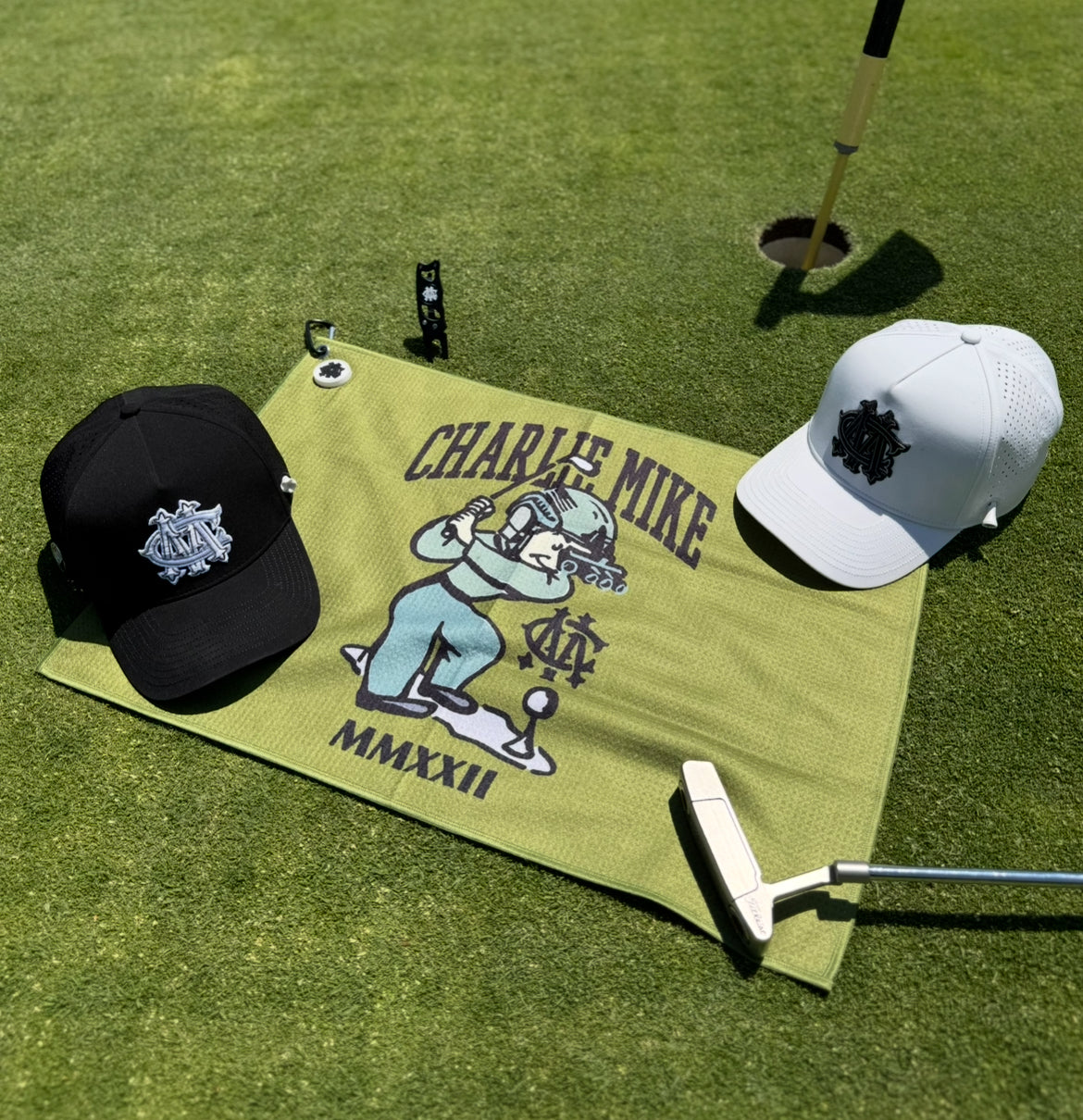 "Sergeant Swings-A-Lot" Magnetic Golf Towel