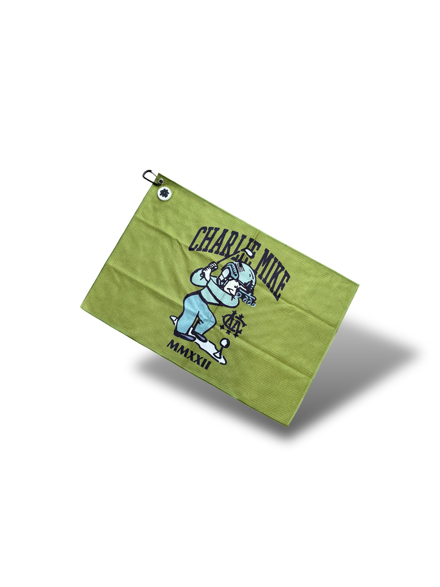 "Sergeant Swings-A-Lot" Magnetic Golf Towel