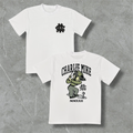 "Sergeant Swings-A-Lot" White Graphic Tee