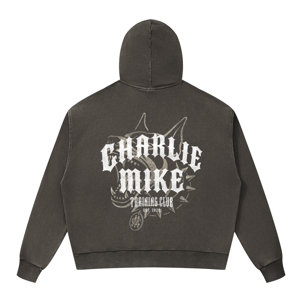 CMTC Washed Boxy Zip-Up Hoodie