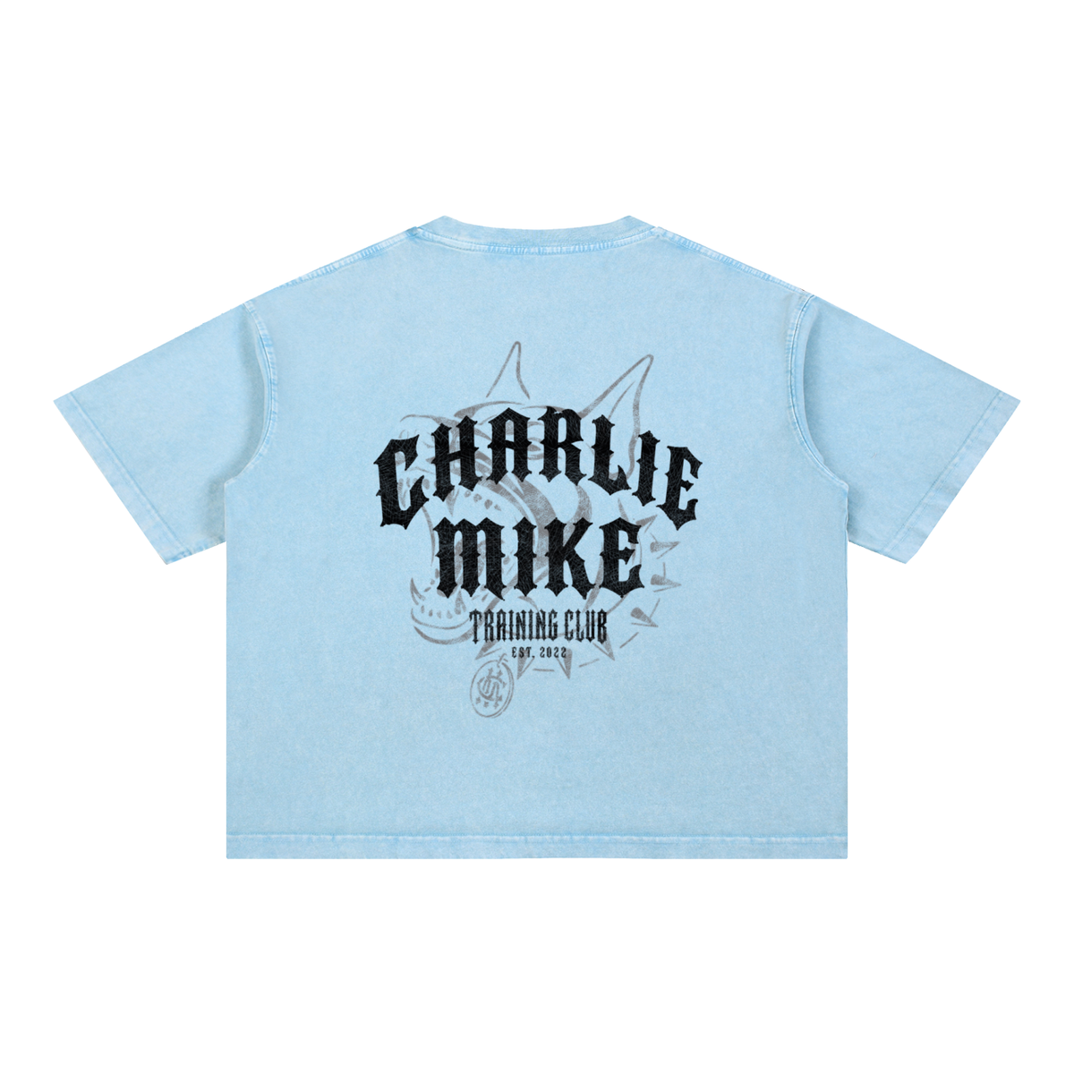 CMTC Washed Boxy Tee (Dark Graphic)