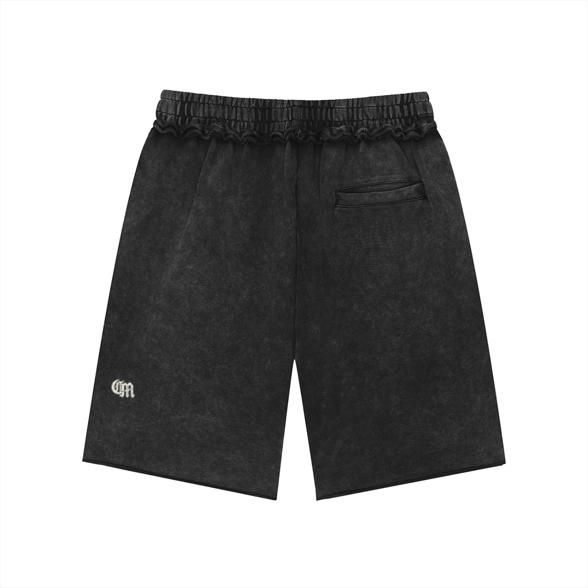 CMTC Mineral Wash Raw Edge Shorts