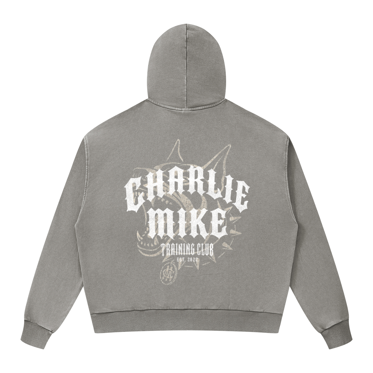 CMTC Washed Boxy Zip-Up Hoodie