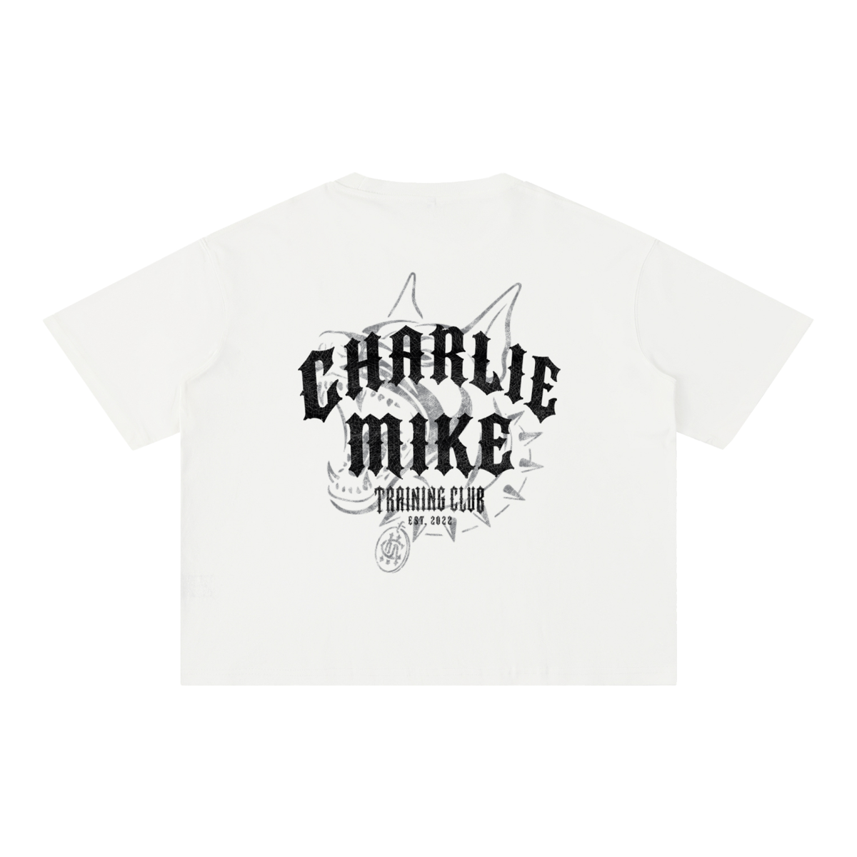 CMTC Washed Boxy Tee (Dark Graphic)