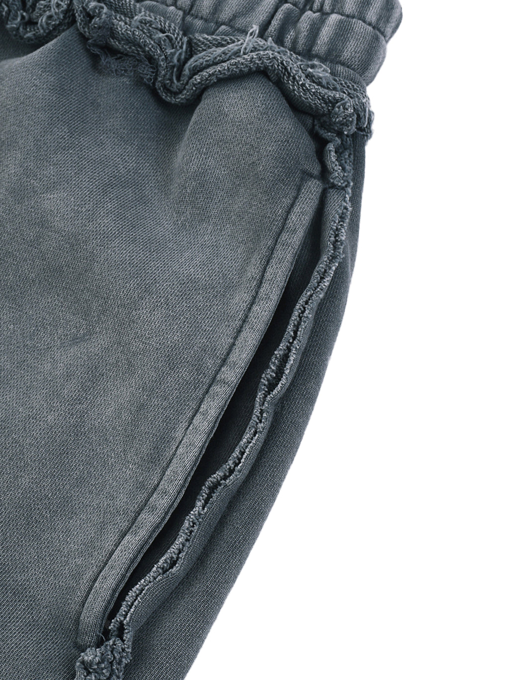 CMTC Mineral Wash Raw Edge Shorts
