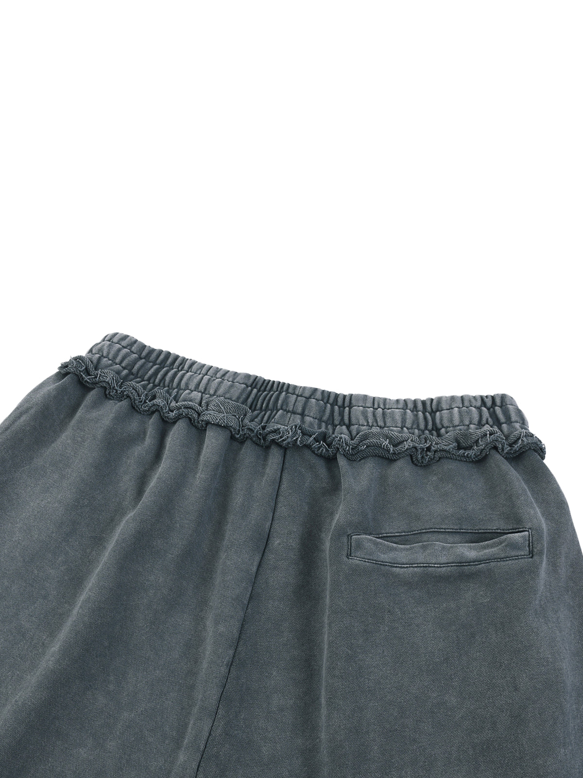CMTC Mineral Wash Raw Edge Shorts
